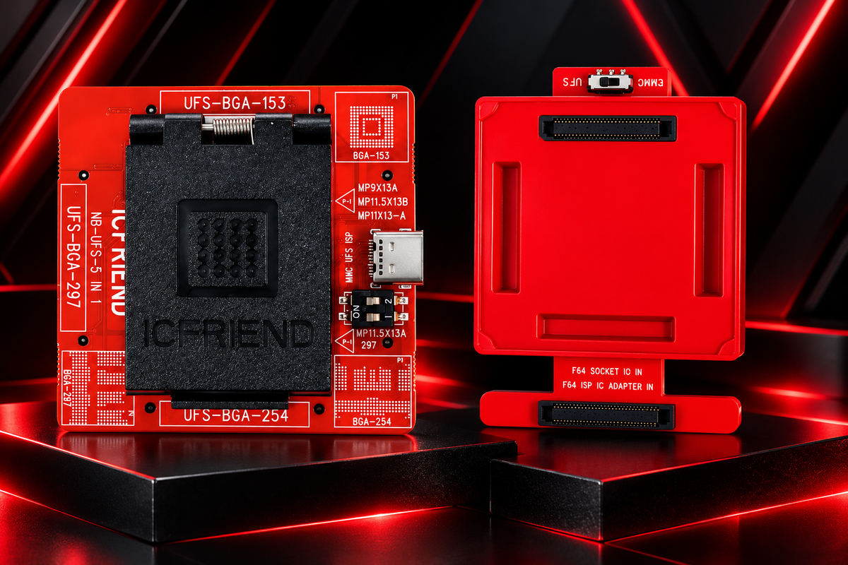 SOCKET + BASE IC FRIEND PARA FLASH 64