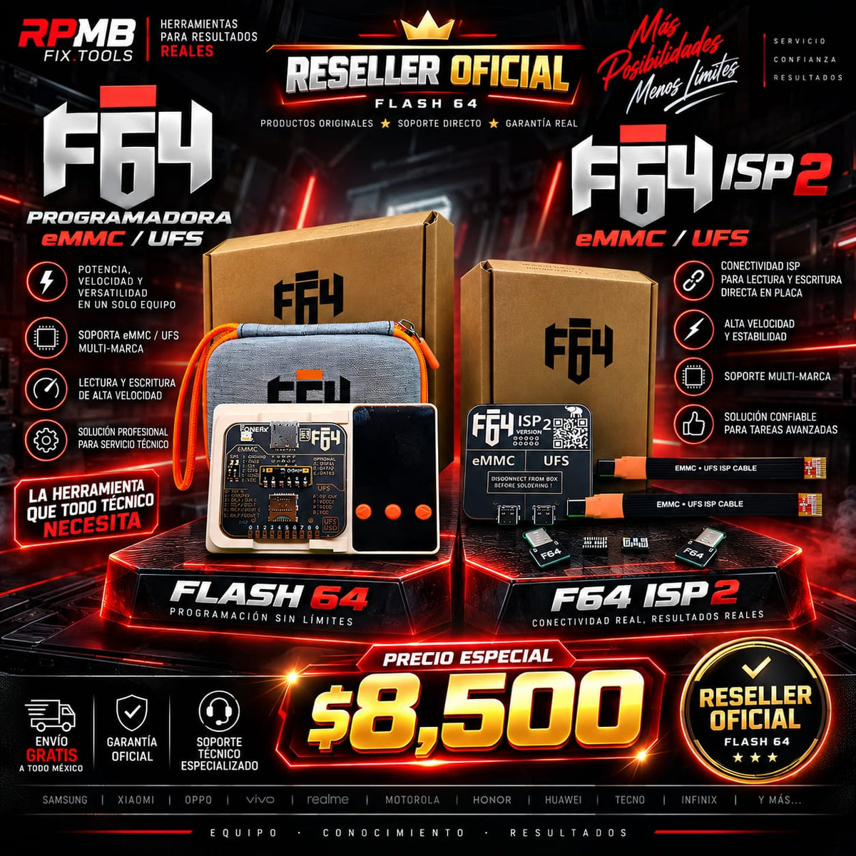 FLASH 64 + SOCKET V2
